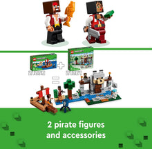 LEGO Minecraft The Wolf Stronghold Fortress Set, Building Toy for 8 Plus Year Old boys & Girls, Incudes Crafting Table, 2 Skeleton and Wolf Figures for Castle Action, Birthday Gift for Kids 21261