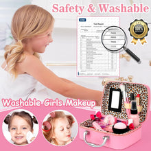 Flybay Kids Makeup Sets for Girls, Washable Girls Make Up Set, Real Makeup Set for Kids Girls Toys Presents, Childrens Makeup Sets Kids Toys Christmas Birthday Gifts for Girls Age 4 5 6 7 8 9 Year Old
