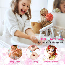 Kids Makeup Sets For Girls - Girls Toys Children Makeup Set Washable Make Up Set for Little Girls,Princess Play Games Kids Toys Presents,Teenage Girls Gifts Christmas Birthday For Age 4-12 Year Old