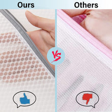 Delicates Wash Bags, GOFRIEND Laundry Bags Zippered Washing Machine Fine Mesh Bag for Delicates Blouse, Hosiery, T-shirt, Socks, Underwear, Bra, Lingerie Baby Clothes (3 SET)