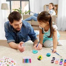 Lekebaby Rock Painting Kit, Arts and Crafts for Kids, Creative Toys & Gifts & Presents for Boys Girls Age 3-12 Year Old