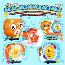 Jovicos Baby Bath Toys, Bear Bathtub Toy for Toddlers 1-3, Kids Water Toys for Waterfall Shower Toys Game, Bath Time Baby Toy for 1 2 3+ Year Old Boy Girl Toddler Gift Toys Set