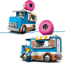LEGO City Donut Truck Toy with 2 Minifigures - Creative Building Toys for 5+ Year Old Boys & Girls - Mobile Food Stand with Accessories - Fun Gift Ideas for Birthdays & Holidays - 60452