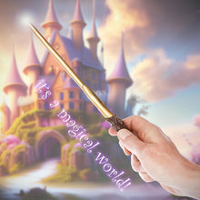 KarneLux Magic Wand for Children - Costume Accessories for Wizards, Sorcerer's Apprentices and Witches for Carnival, Cosplay and Parties - 29 cm