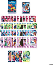 Mattel Games UNO Disneys Lilo and Stitch Card Game for Kids, Adults & Family with Deck & Special Rule Inspired by the Movie, JCC10