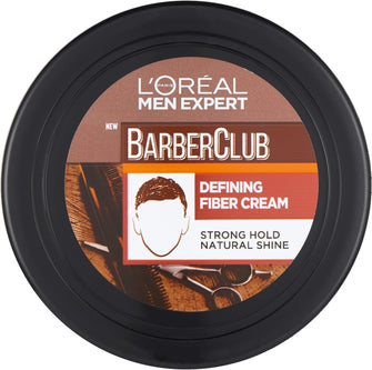 L'Oreal Men Expert Men's Hair Fiber Cream Barber Club Defining Fiber Cream, 75 ml