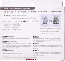 KISS Falscara Wisps Multipack, Style 01, Reusable Featherlight Eyelash Lengthening Wisps