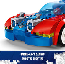 LEGO Marvel Spider-Man Race Car & Venom Green Goblin, Super Hero Building Toys for Boys & Girls Featuring a Spidey Minifigure, plus a Buildable Toy Vehicle and Web-Shooters, Gifts for Kids 76279