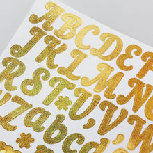 1 Inch Small Self Adhesive Vinyl Letter Number Symbol Stickers Kit,528 Pieces Alphabet Number Stickers for Mailbox, Water Bottle, Scrapbook, Notebook - Gold