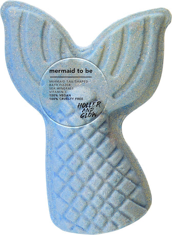 Holler and Glow Mermaid to Be, Mermaid Tail Shaped Bath Fizzer