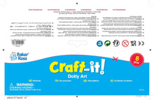 Baker Ross ET113 Dotty Sticker Art (Pack of 8) For Kids To Decorate, Arts and Crafts, 27cm x 20cm