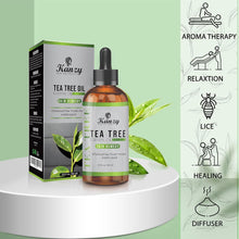 Kanzy Tea Tree Oil for Skin 60ml Treatment for Hair, Face & Nails Natural Vegan Organic Tea Tree Essential Oil