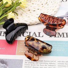 3 Pcs Hair Jaw Clips, 7cm x 4cm/2.8inch x 1.6inch Medium Acrylic Hair Claw Clips for Girls and Women