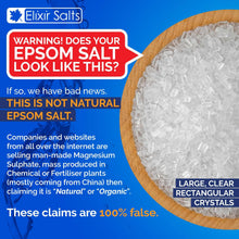 Elixir Gardens Organic Epsom Salt  5kg Supplied in Bag