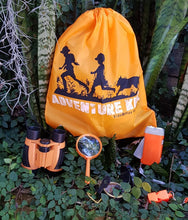 Adventure Kidz - Outdoor Exploration Kit, Childrens Toy Binoculars, Torch, Compass, Whistle, Magnifying Glass, Backpack. Great Kids Gift Set for Camping, Hiking, Educational and Pretend Play.