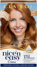 Clairol Nice'n Easy Crme, Natural Looking Oil Infused Permanent Hair Dye, 8WR Golden Auburn