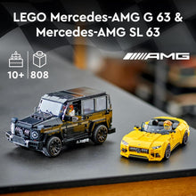 LEGO Speed Champions Mercedes-AMG G 63 & Mercedes-AMG SL 63 Car Toys, Vehicle Playset for Kids, 2 Building Sets with 2 Driver Minifigures, Gift for 10 Plus Year Old Boys and Girls 76924