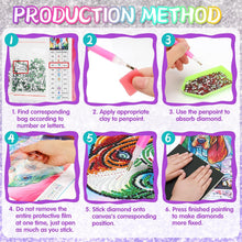 Horse Gifts for Girls Age 9 10 11 12 13, DIY Diamond Painting Kits with Diamond Draw Special Tools for 8-10 Years Old Girls Kids Boys  Arts and Crafts for Kids  Presents for Birthday & Christmas