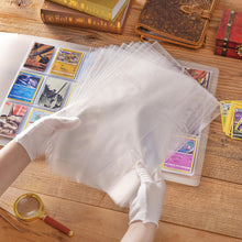 540 Pockets Trading Card Sleeves, 30 Sheets Double Side 9-Pocket 11 Holes Card Sleeves Card Binder Fit 3 Ring Binder Trading Card Binder for Game Sports Cards OS22030