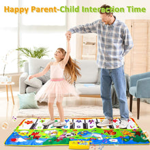 m zimoon Piano Mat, Kids Large Music Mat Childrens Touch Play Musical Carpet Piano Floor Mat Dance Mat Gifts Toys for 2 3 4 5 6 7 8 Years Old Kids Boys Girls Toddlers(135  58 cm)