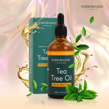 HerbOrganic Anti-bacterial Tea Tree Oil  100 ml  Organic  Antiseptic  For Acne and Redness of Skin  For Pimples and Nail Fungus  Aromatherapy