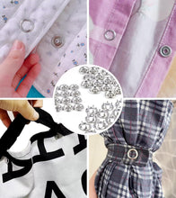 KAXIMON 200 Sets Poppers Fasteners Kit, 9.5mm Press Stud Kit with Fastener Pliers, Metal Snap Fasteners Press Studs No Sewing,Snap Button Fastener Kit Rust Proof for Fabric Clothing,Bags,DIY Crafts