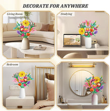 756 PCS Flower Bouquet Building Sets - 11 Kinds of Building Block Flowers, Botanical Collection Crafts Set for Home Office Decoration, Valentines Day for Adults Girl