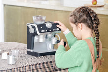 Casdon De'Longhi Toys. Barista Coffee Machine. Toy Kitchen Playset for Kids with Moving Parts, Realistic Sounds and Magic Coffee Reveal. For Children Aged 3+, Silver