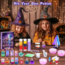 Ltteaoy Potion Making Kit Children,20 Magic Mix Wizard Potion Bottles,Magic Christmas Tree,Craft Kits for Kids,Creative Christmas Halloween Gifts for Girls Boys Age 6 7 8 9+