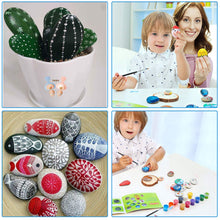 Hisredsun 16 Pcs Painting Rock,pebbles for Arts and Craft Painting,Smooth Large Pebbles for painting,Natural river Stone 5-8cm