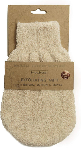 Hydra London Elemental Beauty Exfoliating Bath/Shower Mitt With Real Copper