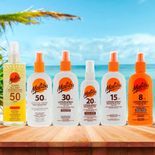 Malibu Sun SPF 50 Clear Spray Sunscreen, High Protection, Dry Feel, Water Resistant, 250ml