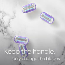 Gillette Venus Deluxe Smooth Swirl Women's Razor Blade Refills, Pack of 6, 5 durable blades to deliver an extra smooth shave that lasts