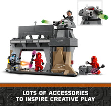 LEGO Star Wars: The Mandalorian Paz Vizsla and Moff Gideon Battle, Collectible Building Toy for Kids, with 4 Character Minifigures, Creative Gift Idea for 7 Plus Year Old Boys and Girls 75386