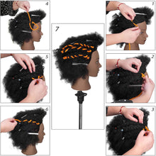 Mannequin Head Neverland Beauty 10 Inch 100% Human Hair Cosmetology Mannequin Training Head for Cornrow Braiding with Clamp Holder(Dark Brown)