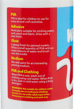 Galt Washable PVA Glue for Crafting, 500ml - Slime Making Easy Clean Kids Glue, Washes Out of Clothes - Clear Arts and Crafts Glue for Paper, Card, Wood and Fabrics - Children Safe, Ages 3 Years Plus