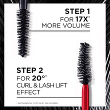 L'Oral Paris Mascara, Salon Lash Lift, With Pro-Keratin, Long-lasting, No Clumping or Smudging, Pro XXL Lift, Black