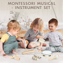 Kids Musical Instruments Baby Musical Instrument Toddler Toys Wooden Toys Baby Maracas Percussion Instruments Musical Toys Sensory Toys for Boys Girls Gift