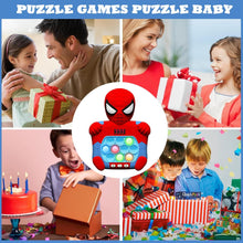 Light Up Pop it Game Quick Push Bubbles Game,Spider Handheld Fast Speed Pushing Game,Electronic Poppet Game Sensory Fidget Toy,Pop Controller Popping Game Puzzle Pop Game for Kid Xmas Birthday Gifts