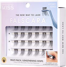 KISS Falscara Wisps Multipack, Style 01, Reusable Featherlight Eyelash Lengthening Wisps