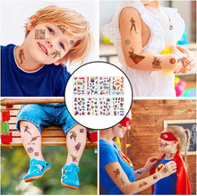 8 Sheet Spiderman Tattoos for Kids,Super Hero Avengers Temporary Tattoos Stickers for Boys,Fake Tattoos Spiderman Stickers for Children's Stick on Tattoos SuperHero Theme Birthday Party Bag Filler