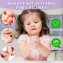 66 Pcs Kids Makeup Sets For Girls with Portable Stand,Make Up Starter Kit Children Princess Pretend Play Games Toys Presents,Little Girl Birthday Gifts Set For Age 3 4 5 6 7 8 9 10 11 12 Years Old