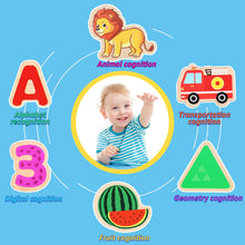 lenbest Wooden Puzzle Toddler Toys - 6PCS Jigsaw Puzzle - Toys for 3 Year Old Boys Girls - Montessori Kids Toys for 1 2 Year Old Girls Boys - 1 2 3 Year Old Boy Girl Gifts