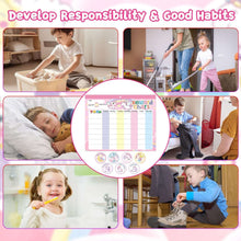 Magnetic Reward Chart for Kids at Home, Behavior Chart Pad with 26 Chore Charts, 1680 Star Stickers, 84 Motivational Stickers to Motivate Responsibility & Good Habits (Unicorn)