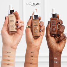 L'Oreal Paris True Match Tinted Serum Foundation, 1% Hyaluronic Acid, Hydrating Formula, Replumps Skin in 1 Hour for a Natural Glowing Finish, 30 ml, Shade 2-3 Light