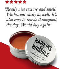 Hawkins & Brimble Gentlemans Water Pomade, Stylish Mens Pomade, Holds Hair Firm All Day with Mens Hair Pomade, Daily Ritual Hair Pomade for Men