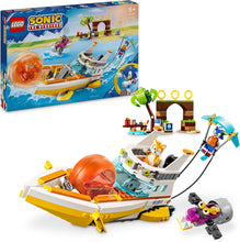 LEGO Sonic the Hedgehog Tails Adventure Boat Collectible Interactive Toy for 8 Plus Year Old Kids, Boys & Girls, Playset with Video Game Characters and Water Skis, Gamer Gift 76997