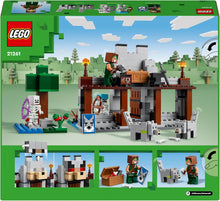 LEGO Minecraft The Wolf Stronghold Fortress Set, Building Toy for 8 Plus Year Old boys & Girls, Incudes Crafting Table, 2 Skeleton and Wolf Figures for Castle Action, Birthday Gift for Kids 21261
