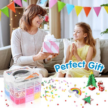 LULUETPUE Fuse Beads Kit,10000PC 5MM Melty Beads Set, Iron Melting Beads Craft Kit with Pegboards,Ironing Paper and Chain Accessories, Arts and Crafts Set for Kids Boys Girls Christmas Birthday Gift