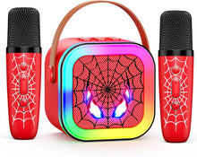 Braxel Karaoke Machine 2 Microphones, Spider Microphone for Kids Toys for 3-12 Year Old Boys Gifts Kids Microphone Boys Toys Age 3-9 Teenage Boy Gifts for 3-10 Year Old Boys Girls
